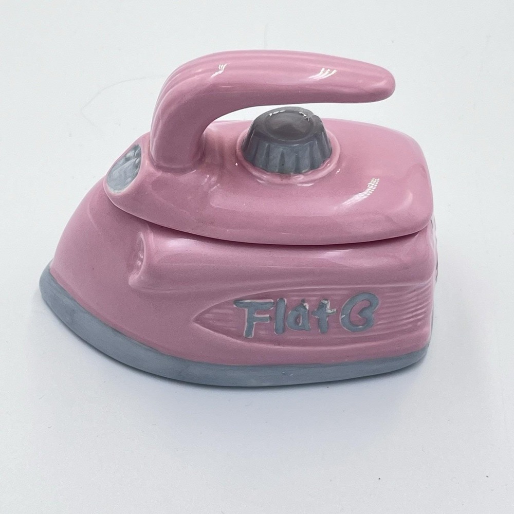 Fitz And Floyd 50's Kitchen Omnibus Pink Iron Sugar Bowl 1994 Rare - Picture 2 of 6